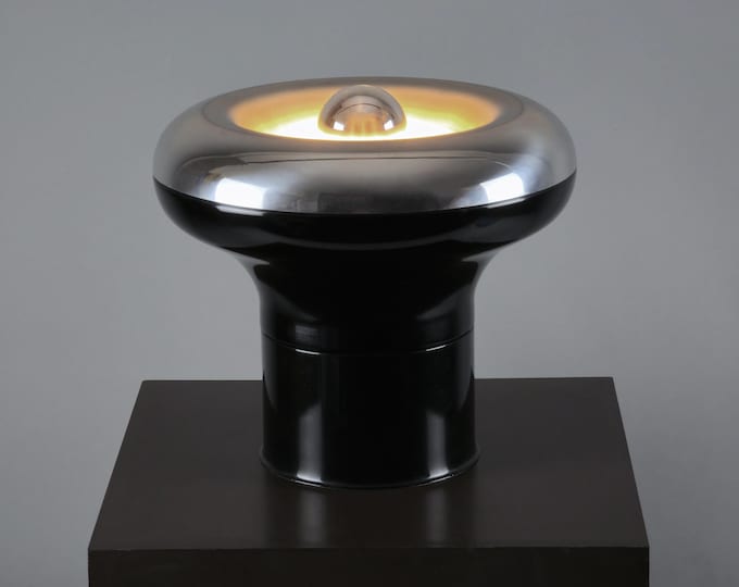 1970s Space-Age Design HEMI Fluga 2 Mushroom Table Lamp — Vintage Swedish Table Lamp.