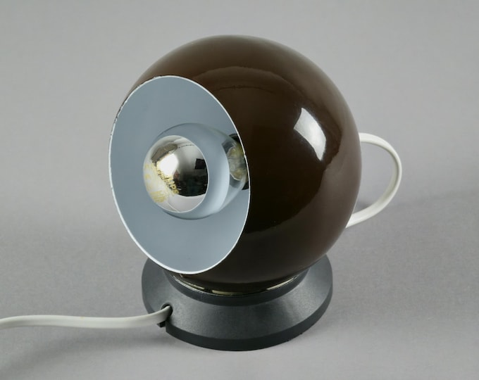 Vintage 1970s ABO Randers Magnetic Ball Table Lamp By Benny Frandsen.