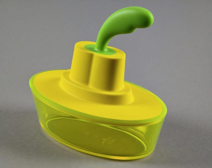 Vintage ALESSI Ship Shape Butter Dish By Stefano Giovannoni & Harry-Paul Van Ierssel.