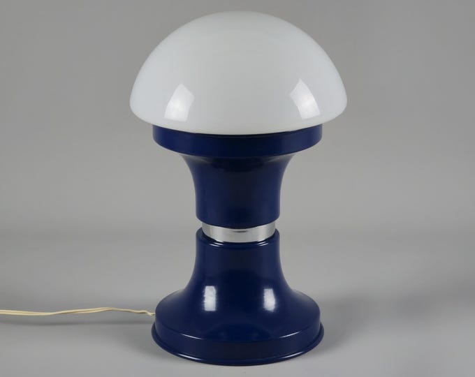 1960s Vintage Mid Century Modern Spanish Mushroom Table Lamp By MBLL Barcelona.