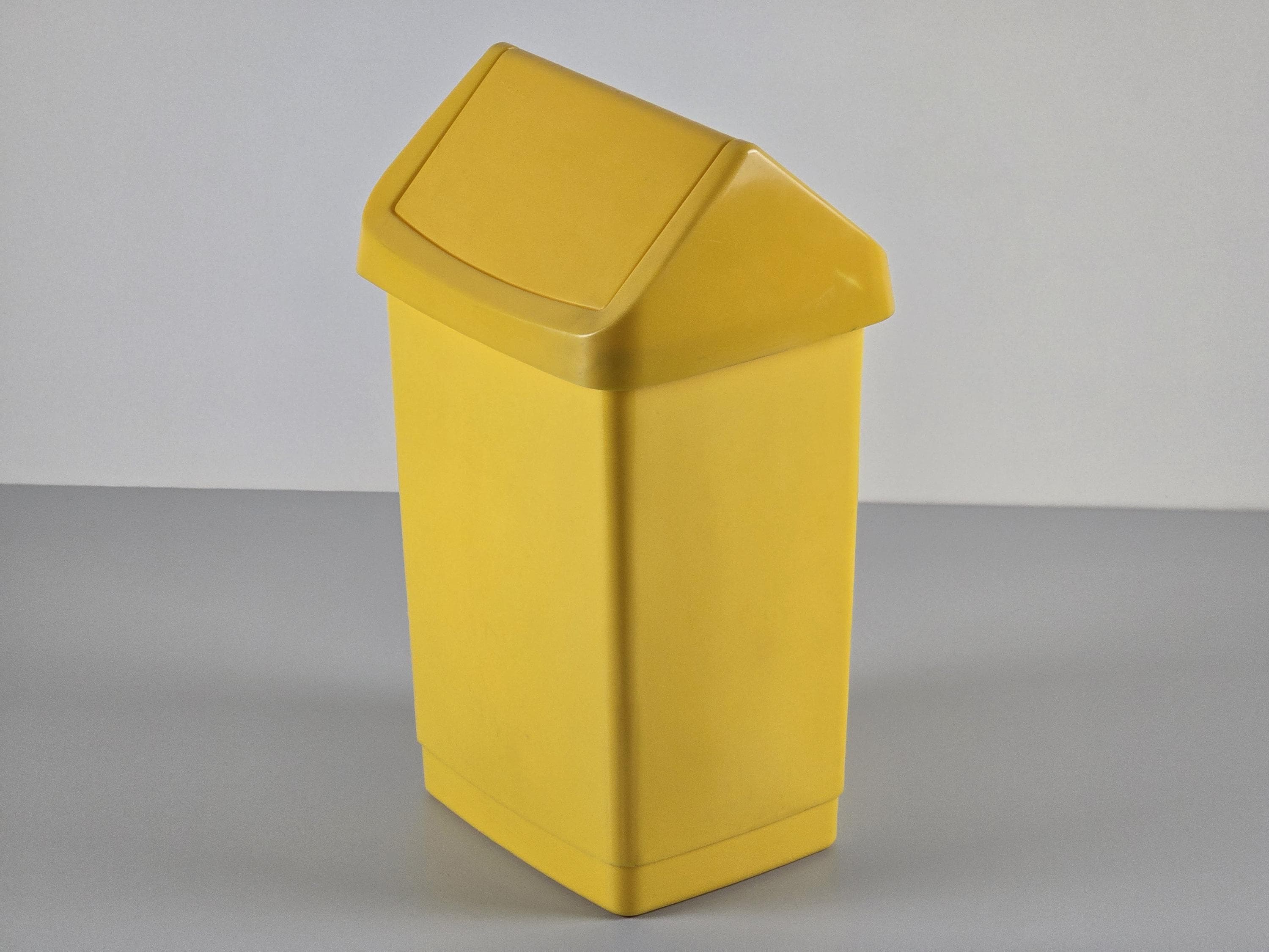 Yellow Medical Trash Bin with Pedal 50L - Beyond Hygiene Asia, image size:3000x2250