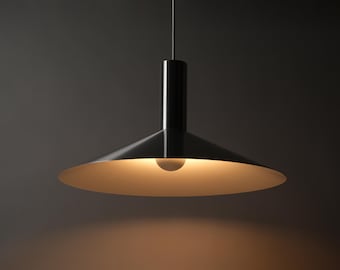 Fog & Mørup Formel 3 Pendant Lamp by Hans Due, 1974, Brushed Aluminium, Danish Modern.