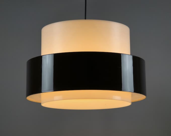 Vintage 1970s Luxus Pendant Lamp 'Cylindus' By Uno & Östen Kristiansson.