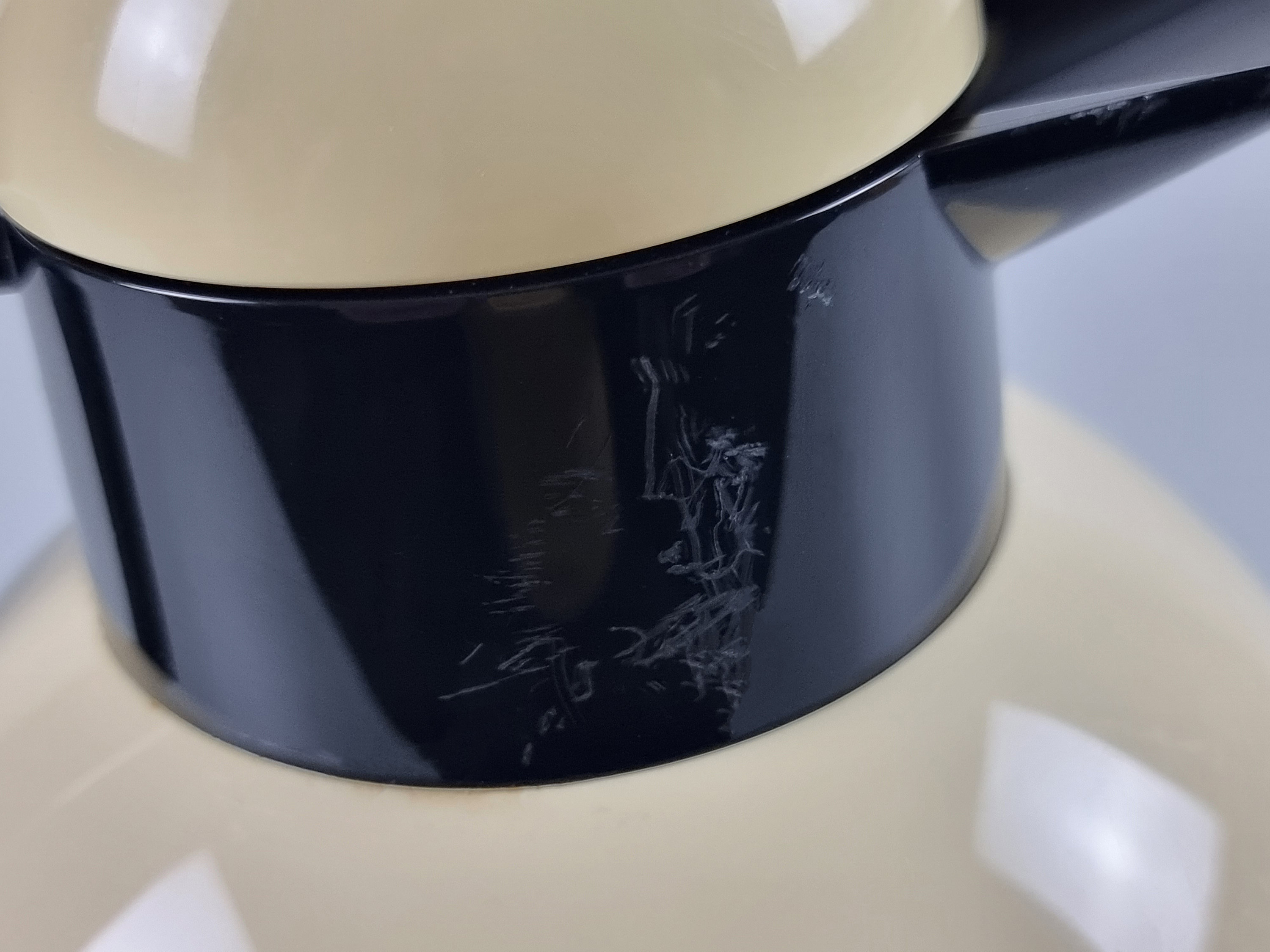 Space Age Design Vintage EMSA Bistro Beige Plastic Thermos Flask