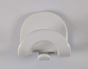Vintage 1970s CON & CON Grey Plastic Coat Rack By Carlo Bartoli.