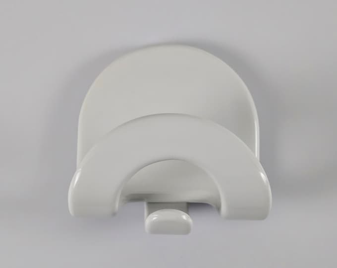 1970s Vintage CON&CON Grey Plastic Coat Rack, Hanger, Hook - Retro Home Accessories - Designed By Carlo Bartoli.