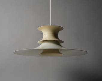 Lyskær Belysning Pendant Lamp, 1970s Danish Modern Lighting.