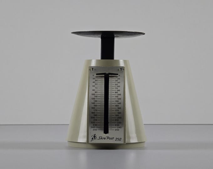 Postmodern Design - Vintage SKREBBA Skre-Post 250 Letter Scale - Vintage Office Accessories - W. Germany, 1986.