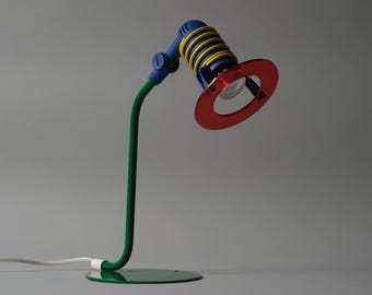 ESTO Leuchten Austria Desk Lamp with Spiral Design, 1990s Postmodern Design Directional Light.