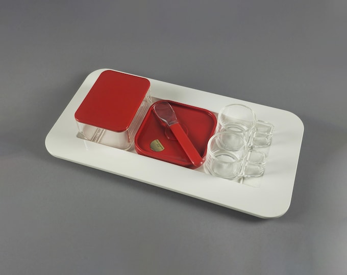 Vintage 1980s BIESSE Coffee Service Set For Two By Pino Spagnolo.