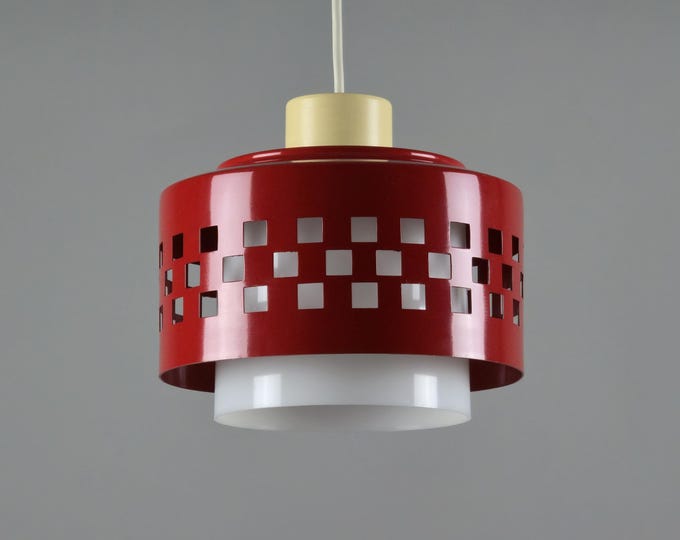 1970s Vintage LYNX Pendant Lamp By Kai Finnmark – Finnish Space-Age Modern Pendant Light.