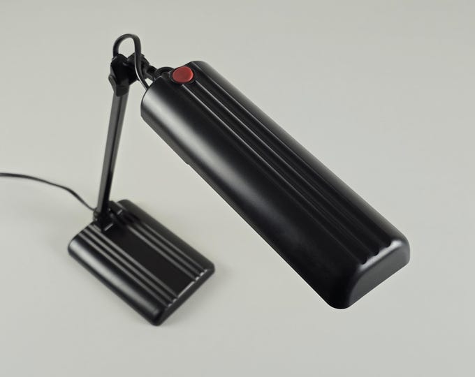 Vintage 1980s LIVAL Poco Modernist Adjustable Desk Lamp • Retro Finnish Design Table Lamp.