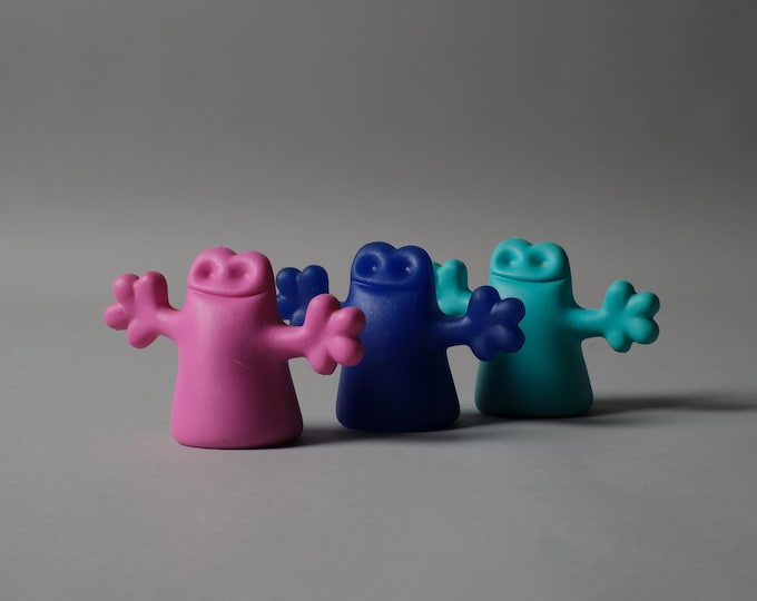 Alessi Carlo Ghost Bottle Caps Set of 3, Mattia Di Rosa, Family Follows Fiction.