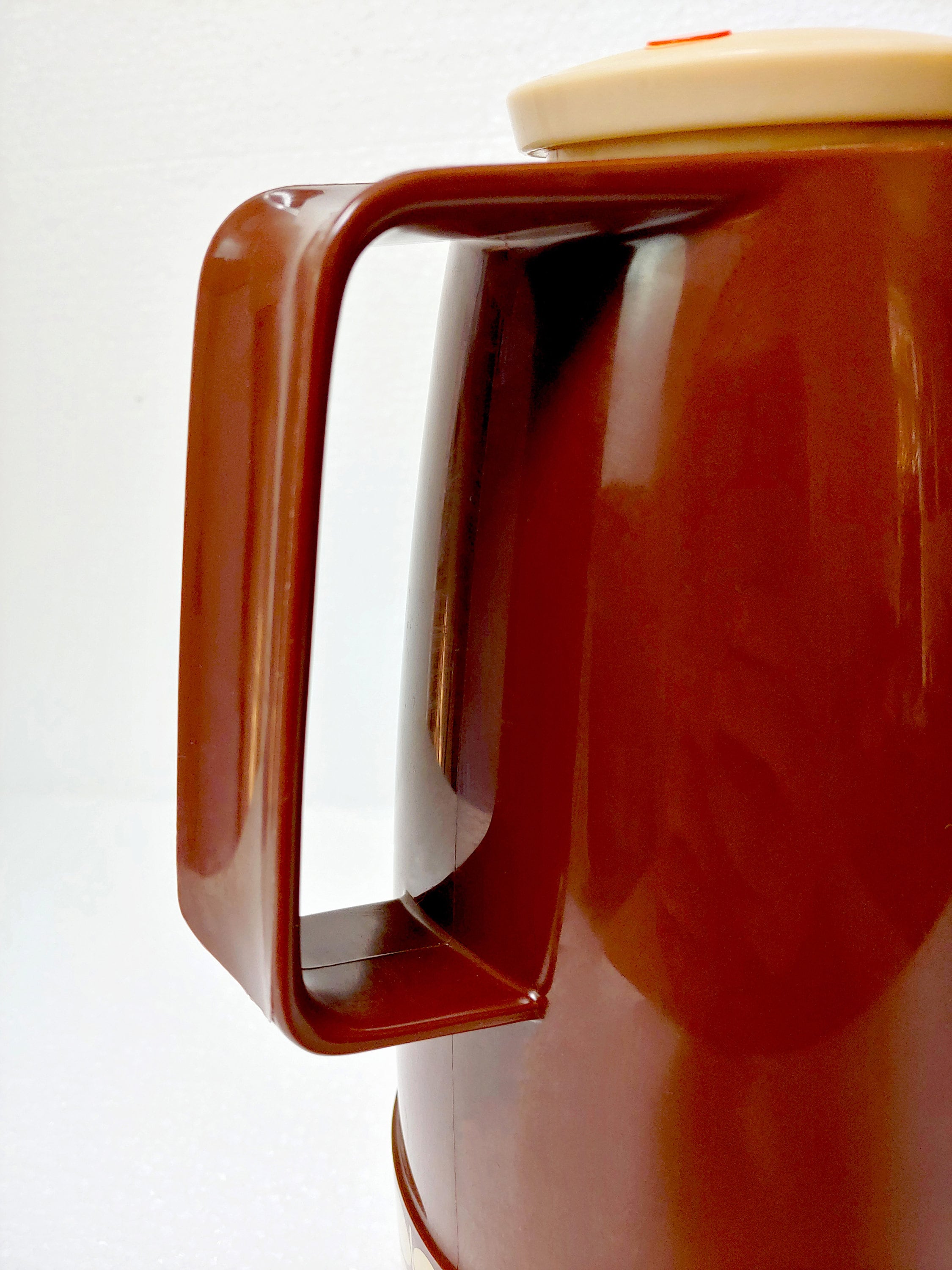 Space Age Design Vintage Brown Plastic Thermos Rotpunkt Flask Hot