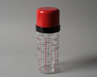 Vintage Scaroni Casa Bar Cocktail Shaker & Mixer, New Old Stock, Italy, 1980s, Space Age.