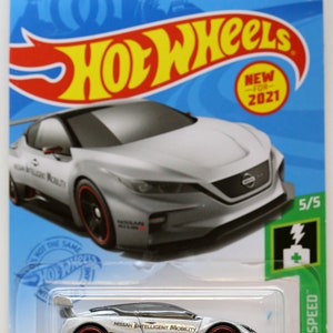 Hot Wheels Nissan Leaf Nismo Rc 02 Silver Hw Green Speed Etsy