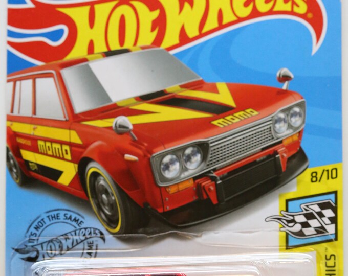 Hot Wheels Datsun Bluebird Wagon (510) HW Speed Graphics GHC90 - Plus (+) a Bonus Hot Wheel