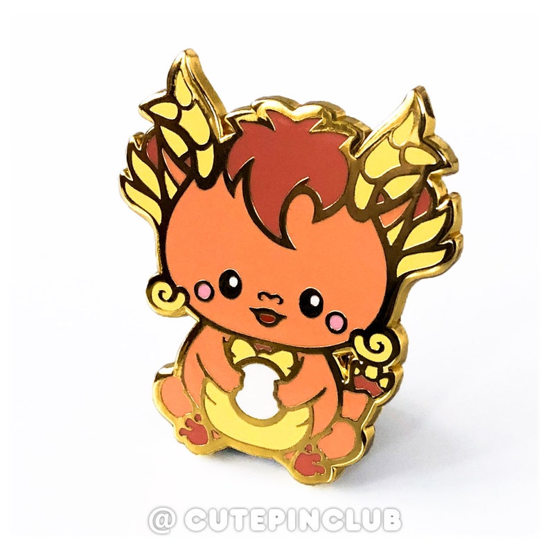 Baby Dragon Hard Enamel Pin