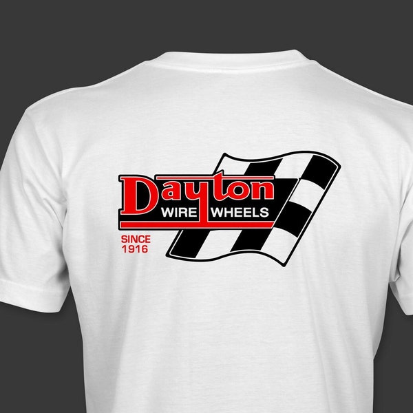 Dayton Wire Wheel | Classic Flag | Custom T-Shirt