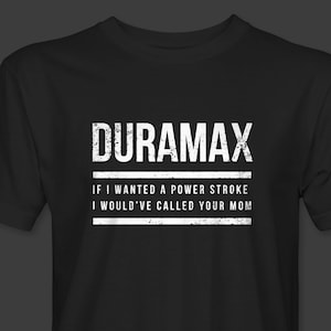 Camiseta personalizada Chevy Duramax / Divertida/Humorística
