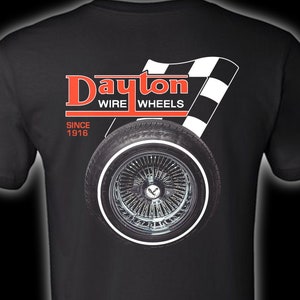 Dayton Wire Wheel | Lowrider | Custom T-Shirt