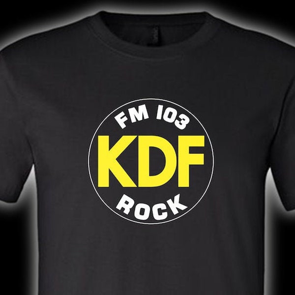 103.3 WKDF | Nashville Vintage Radio Station | Custom T-Shirt