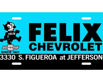 Felix | Custom Aluminium License Plate | Lowrider | Chevrolet