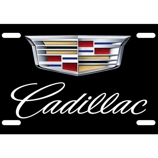 Cadillac Emblem | Classic Car Logo | Custom Aluminum License Plate