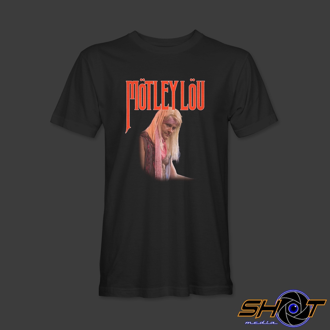 Motley Lou | Hot Tub Time Machine | Motley Crue Parody Custom T