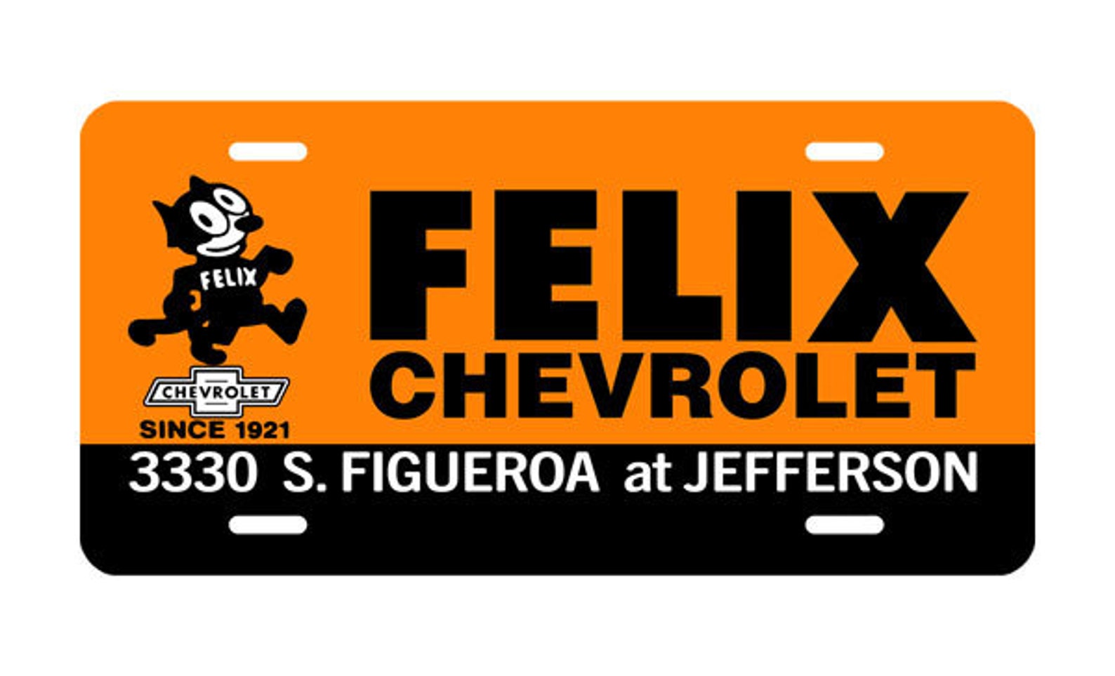 Felix Custom Aluminium License Plate Lowrider Chevrolet Etsy