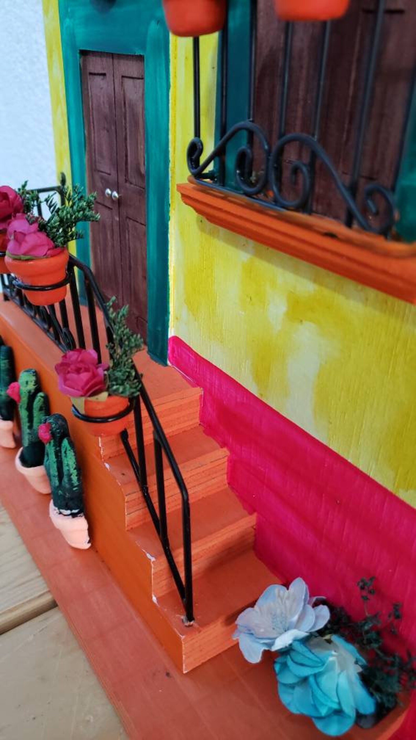 Large Mexican Grandparents House Wooden Wall Hanging Hand Etsy