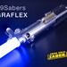 Platinum 89Sabers Graflex Neopixel Lightsaber with Proffie 2.2 and Blade (EP4/5/7) 
