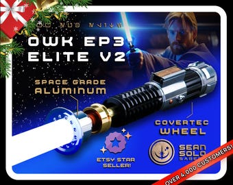 Obi Wan Kenobi Neopixel Sable de luz EP3: Proffie 2.2, GHv3, Star Wars
