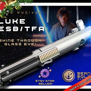 Luke Skywalker Neopixel Lightsaber ELITE with Blade, Sean Solo Sabers, Graflex, The Empire Strikes Back, The Force Awakens, Star Wars