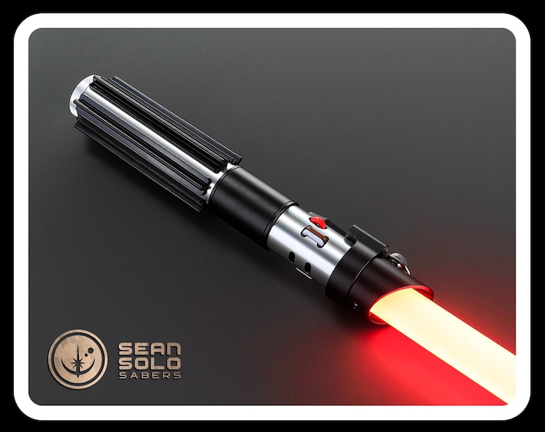 Darth Vader Neopixel Lightsaber: Metal Hilt, Red Blade, Smoothswing, Proffie/Xenopixel | Star Wars Sith Gift image 7