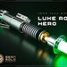 Luke's ROTJ Neopixel Lightsaber with Pixel Blade & Hard Case, Costume Weapons, Baselit, XenoPixel V2 or Proffieboard 2.2 