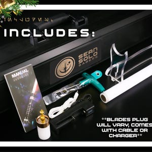 Cal Neopixel Lightsaber: Baselit, XenoPixel V2 of Proffieboard 2.2, harde koffer afbeelding 2