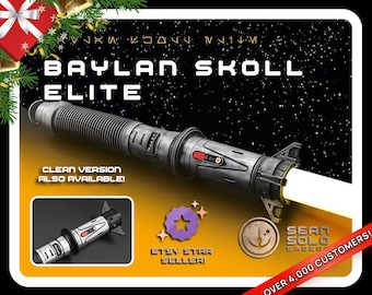 Sable de luz Baylan Skoll: Neopixel RGB, sable de cosplay