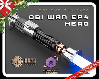 Obi Wan Kenobi Neopixel Lightsaber: Baselit, XenoPixel V3 or Proffieboard 2.2