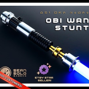 Obi-Wan Kenobi Neopixel Lightsaber | Proffieboard and Xenopixel | Authentic Replica | Smooth Swing | Cosplay & Collectibles