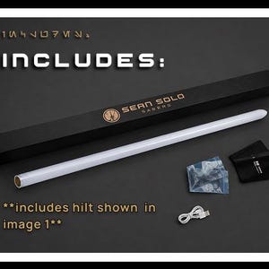 Darth Vader Neopixel Lightsaber: Metal Hilt, Red Blade, Smoothswing, Proffie/Xenopixel | Star Wars Sith Gift image 3