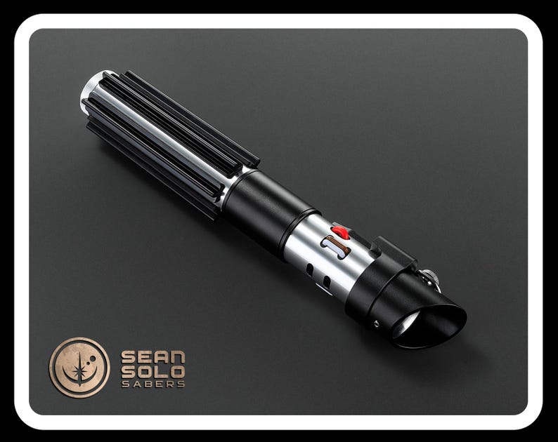 Darth Vader Neopixel Lightsaber: Metal Hilt, Red Blade, Smoothswing, Proffie/Xenopixel | Star Wars Sith Gift image 10