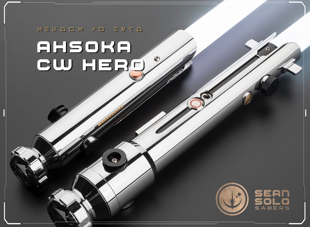 Ahsoka Tano Neopixel Lightsabers or Baselit Lightsabers, Clone Wars