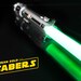 Ahsoka's Neopixel Lightsabers or Baselit Lightsabers with Blade and Hard Case, Smoothswing, Baselit, XenoPixel V2 or Proffieboard 2.2 