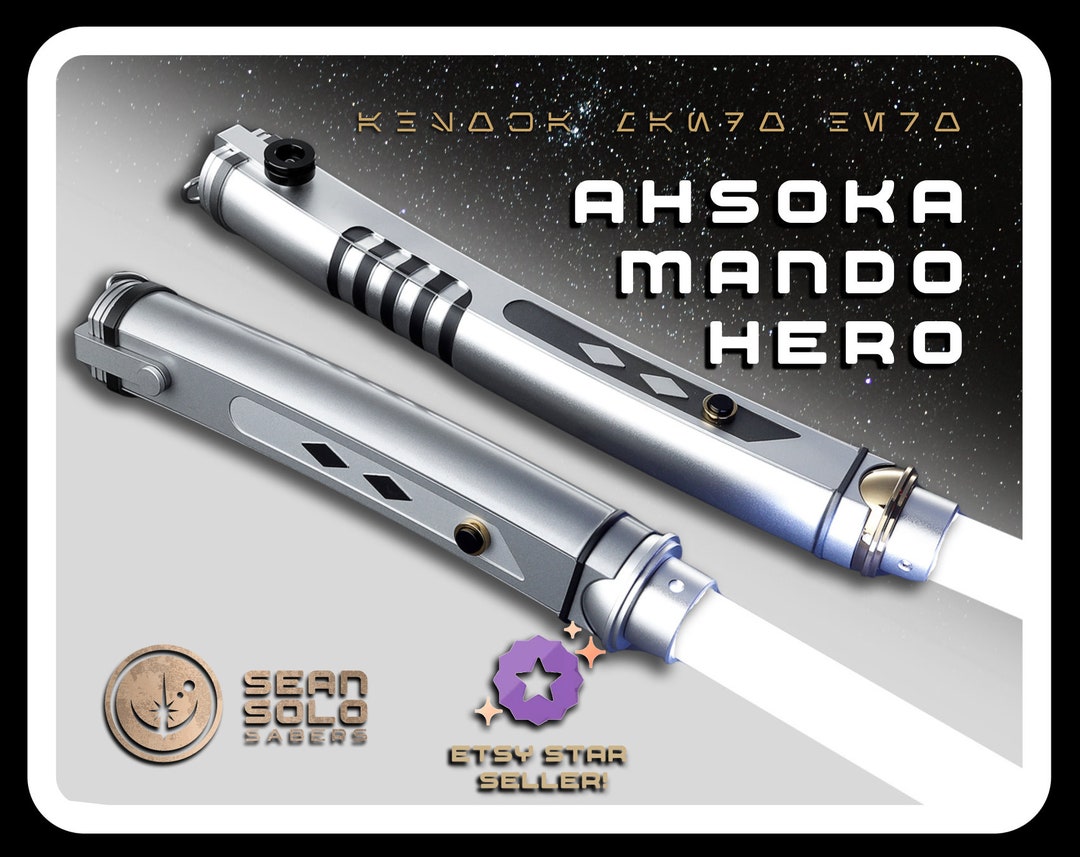 Ahsoka Tano Neopixel Lightsabers or Baselit Lightsabers Rebels, Mando