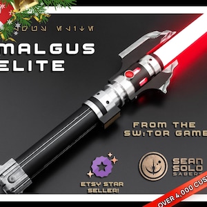 Darth Malgus Neopixel Lightsaber with Blade, Sean Solo Sabers, Malgus Lightsaber, SeanSoloSabers, Phantom Menace, Star Wars, Bane, Cosplay