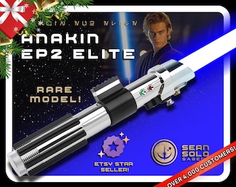 Sable de luz de neopíxeles de Anakin Skywalker: Elite Graflex, empuñadura de movimiento suave