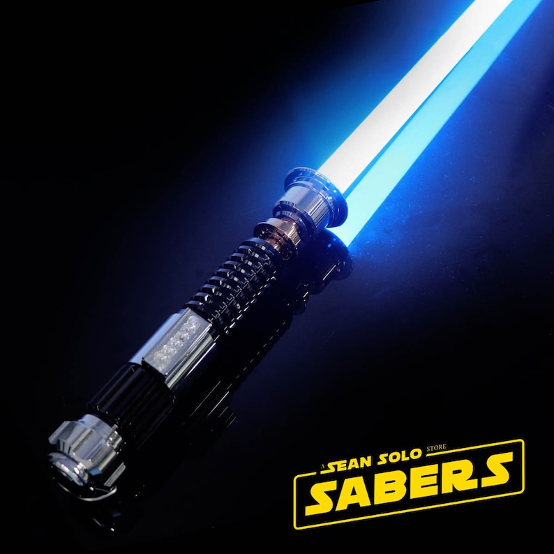 Obi's Neopixel Lightsaber or Baselit Lightsaber with Blade and Hard Case, Smoothswing, Baselit, XenoPixel V2 or Proffieboard 2.2 