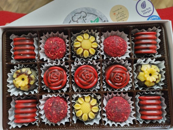 Dairy Free Vegan Belgian Chocolate Truffle Valentine's Gift Box