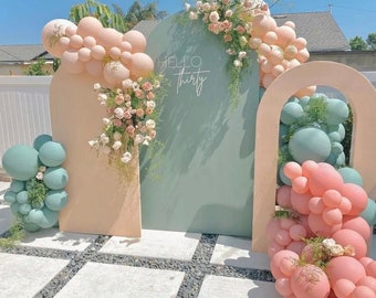 Arch Chiara Backdrop, Hello Thirty Arch Backdrop, Arch Backdrop Stand, Arched Fabric Backdrop, 30th Birthday Arch Backdrop, Birthday Party